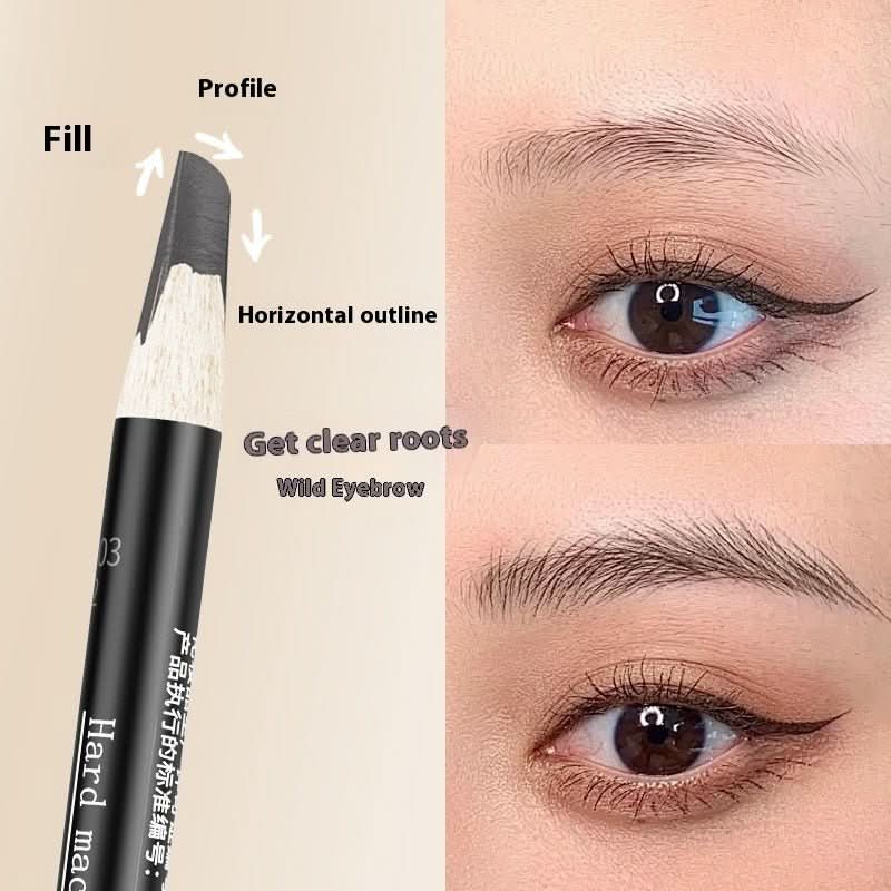 Hard Core Wild Eyebrow Pencil Waterproof And Sweatproof Distinct Look - Eshtree