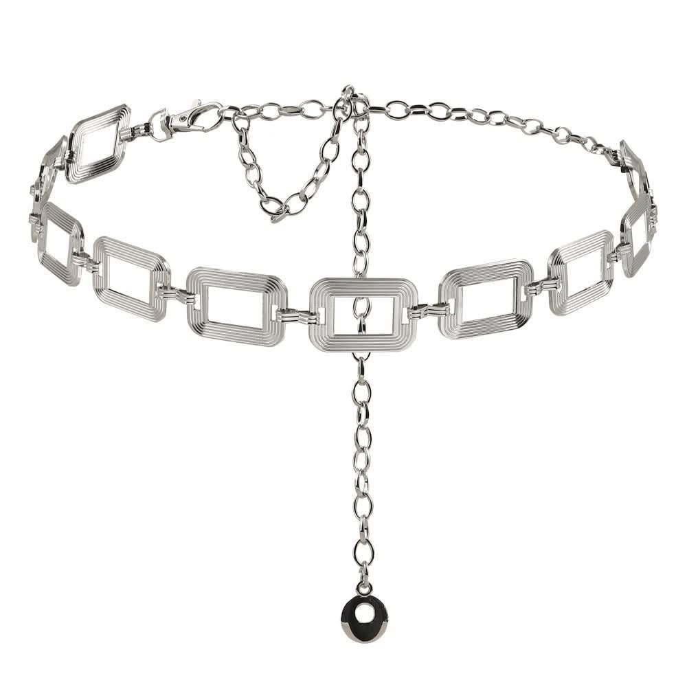 High - grade Metal Women's Hip Hop Style Decorative Waist Chain - Eshtree