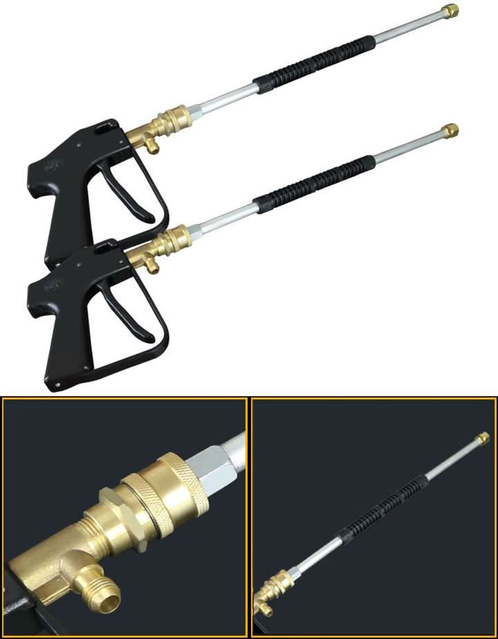 High pressure water gun copper long water gun copper head car wash water gun copper pagoda garden home water gun - Eshtree