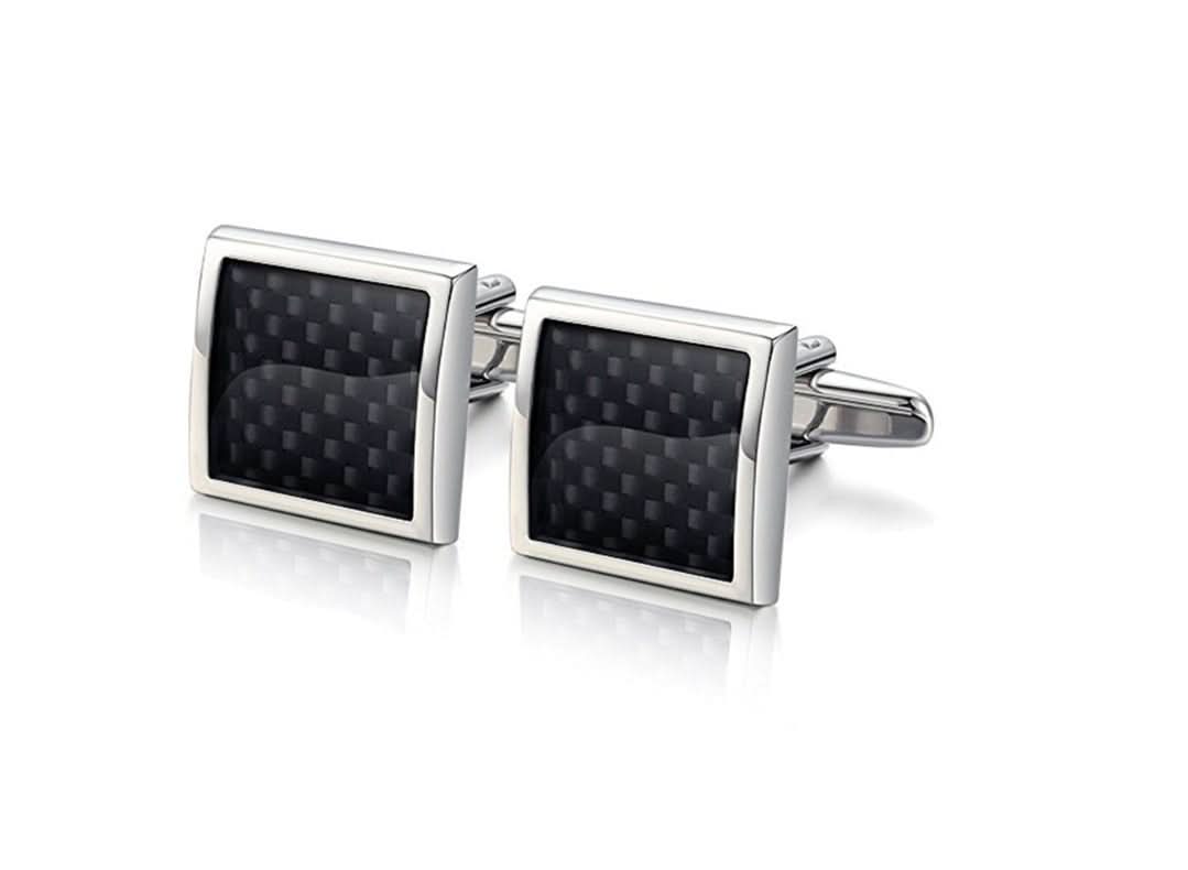 High quality French shirt cufflinks Carbon fiber cuffs Dresses Umbrella cufflinks - Eshtree