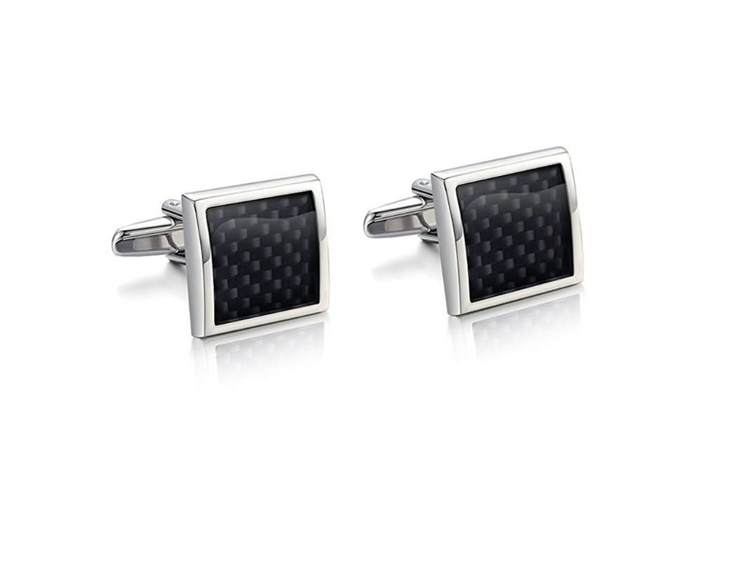 High quality French shirt cufflinks Carbon fiber cuffs Dresses Umbrella cufflinks - Eshtree