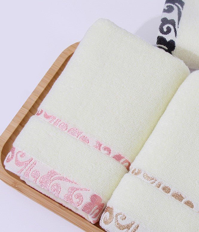 High quality pure cotton crepe - free jacquard Xiangyun thickening face towel - Eshtree