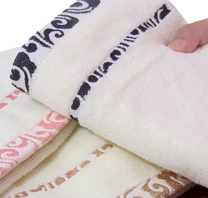 High quality pure cotton crepe - free jacquard Xiangyun thickening face towel - Eshtree