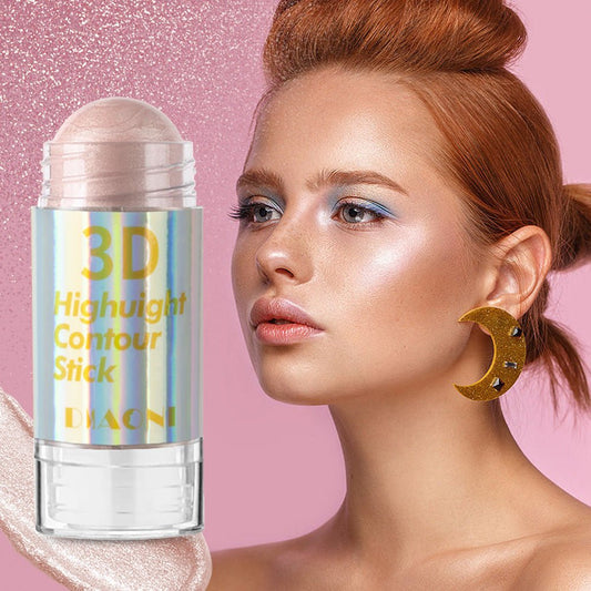 Highlight Contour Stick Outline Shading Powder Three - dimensional Brightening Crouching Silkworm Face Blusher - Eshtree