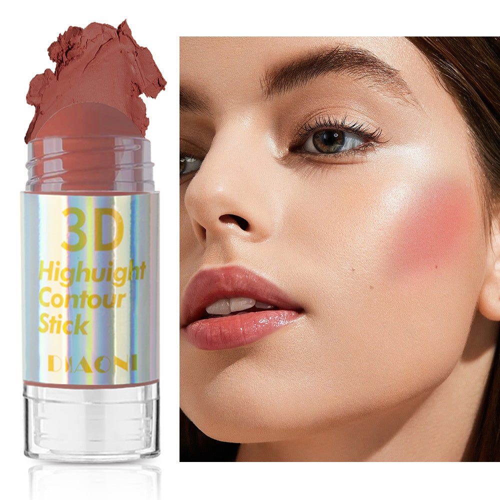 Highlight Contour Stick Outline Shading Powder Three - dimensional Brightening Crouching Silkworm Face Blusher - Eshtree