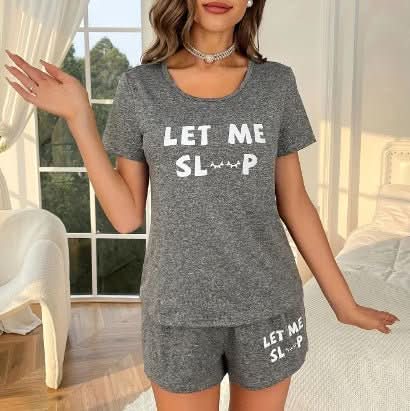 Homewear Pajamas Women's Suit Short Sleeve Shorts - Eshtree