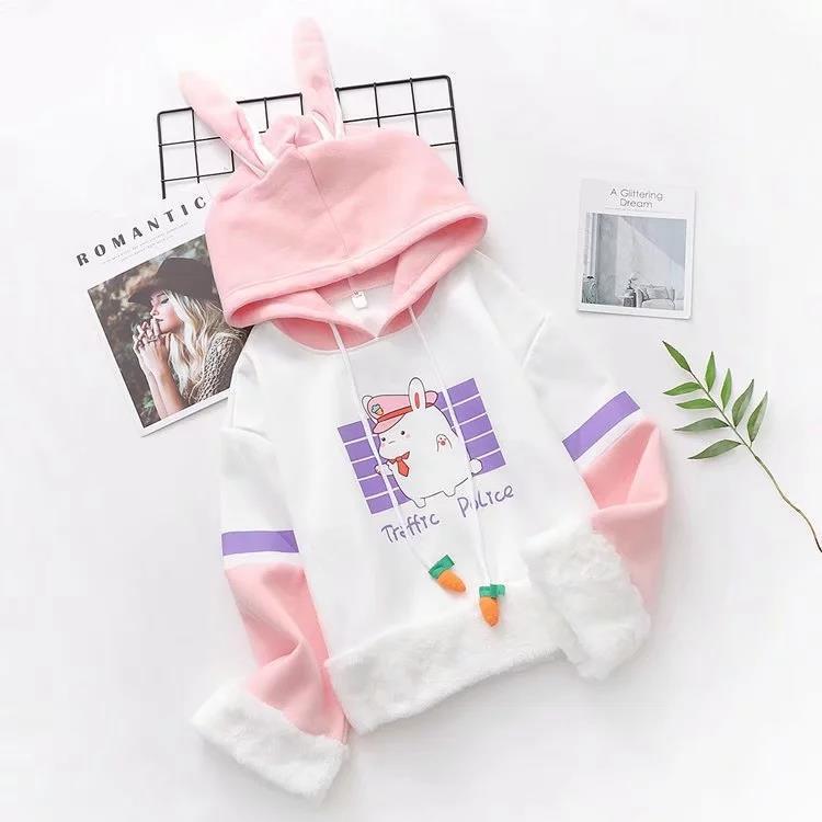 Hooded floppy hoodie for girls - Eshtree