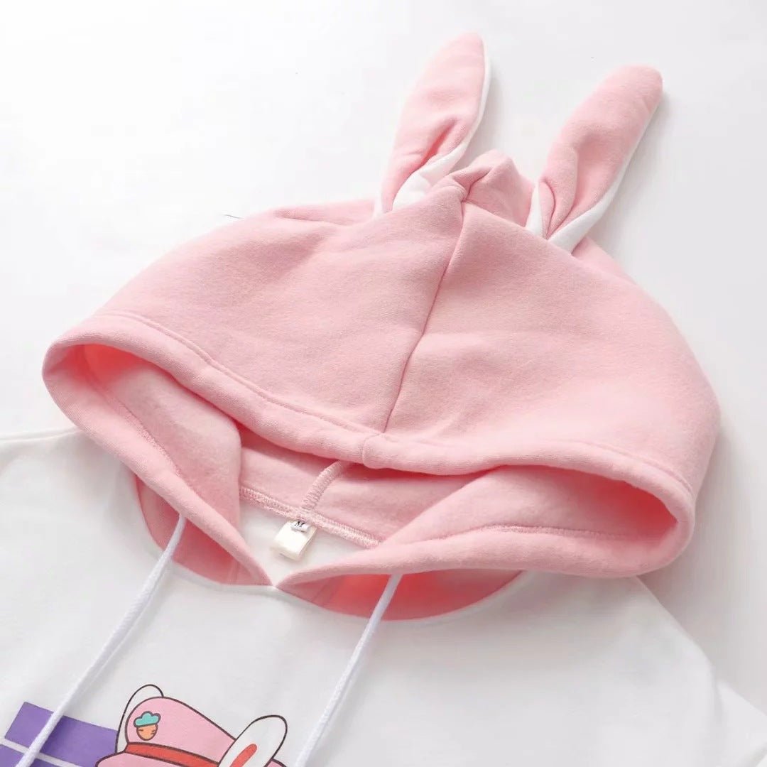 Hooded floppy hoodie for girls - Eshtree