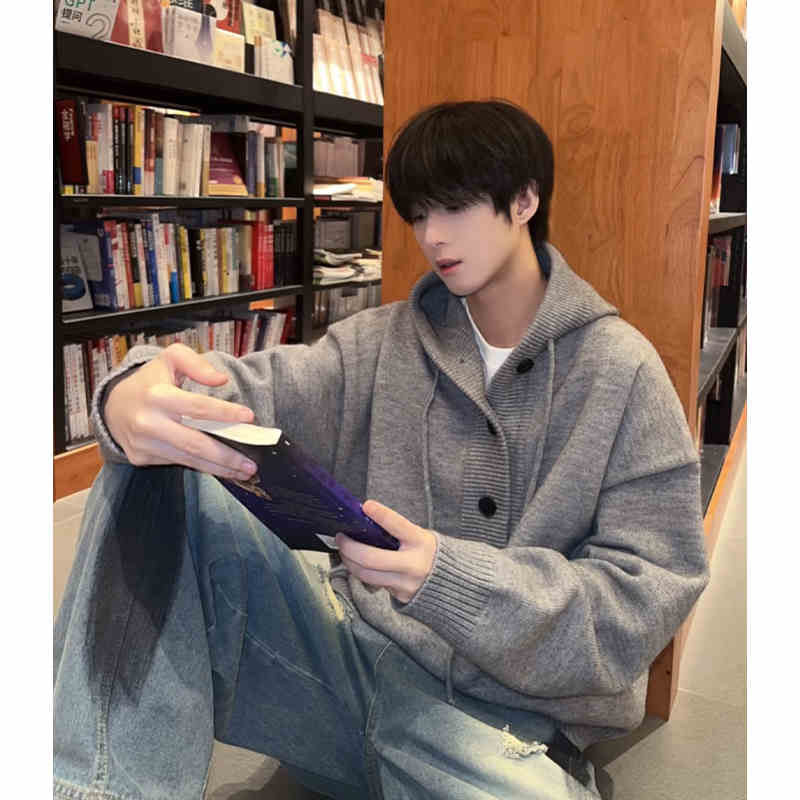 Hooded Sweater Men's Loose Couple Sweater Coat - Eshtree