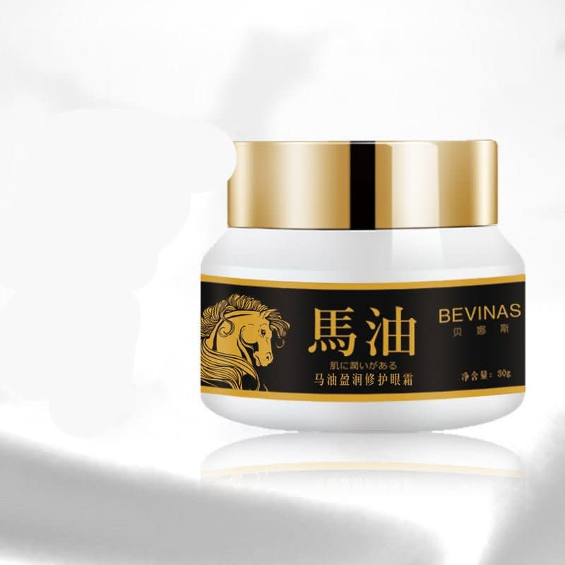 Horse Oil Eye Cream 30g Glass Bottle Moisturizing And Hydrating To Improve The Eye Area - Eshtree