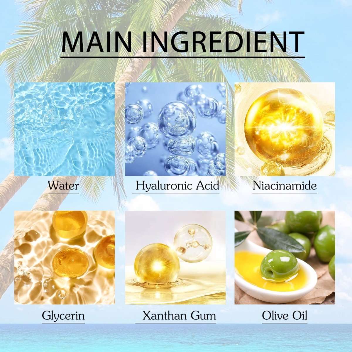 Hyaluronic Acid Moisturizing Protective Gel Summer Outdoor Moisturizing Refreshing Not Oily Resist Ultraviolet Rays - Eshtree