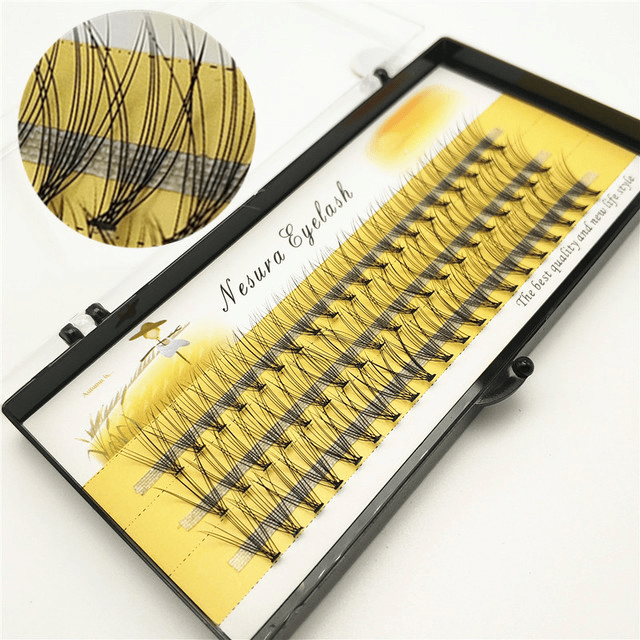 Imitation mink hair single planted grafted false eyelashes - Eshtree