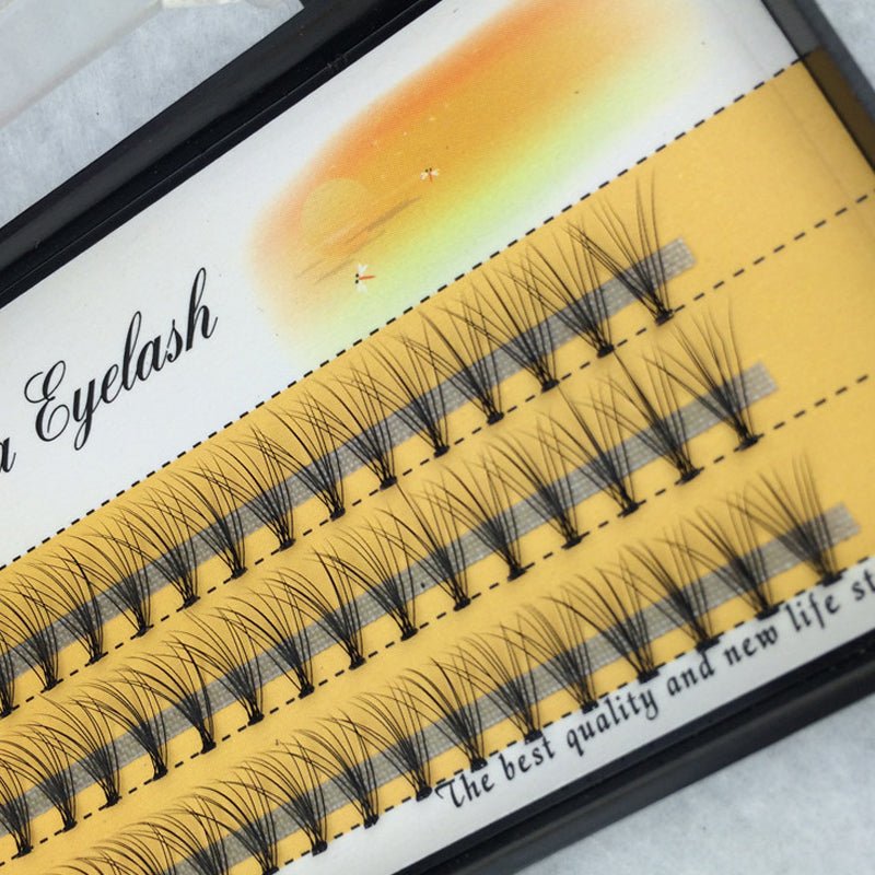 Imitation mink hair single planted grafted false eyelashes - Eshtree