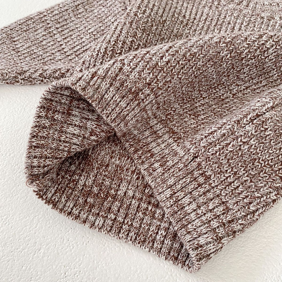 Infant Baby Girl Mixed Color Thick Needle Pullover Pants Pullover Fur Ball Knitted Hat 3 - piece Set - Eshtree