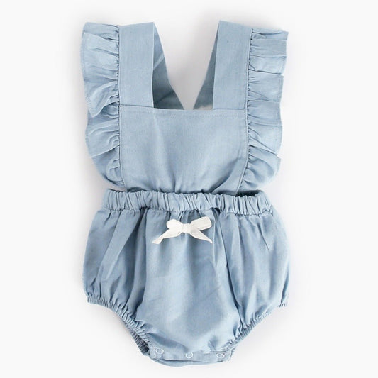 Ins Denim Baby One - piece Bodysuits Baby Romper Spring - Eshtree