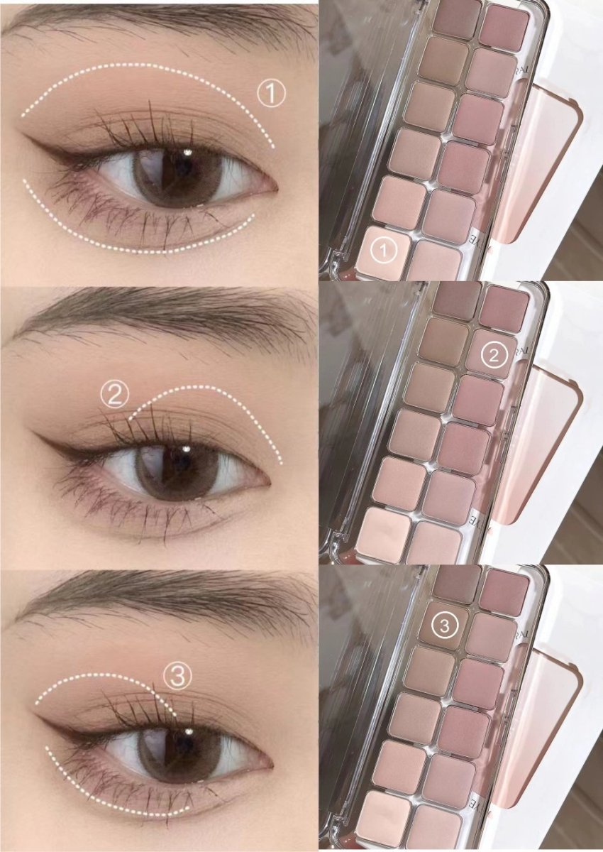 Inspiration Twelve Colors Low Saturation Full Matte Cool Atmosphere Earth Color Pure Desire Eye Shadow Plate - Eshtree