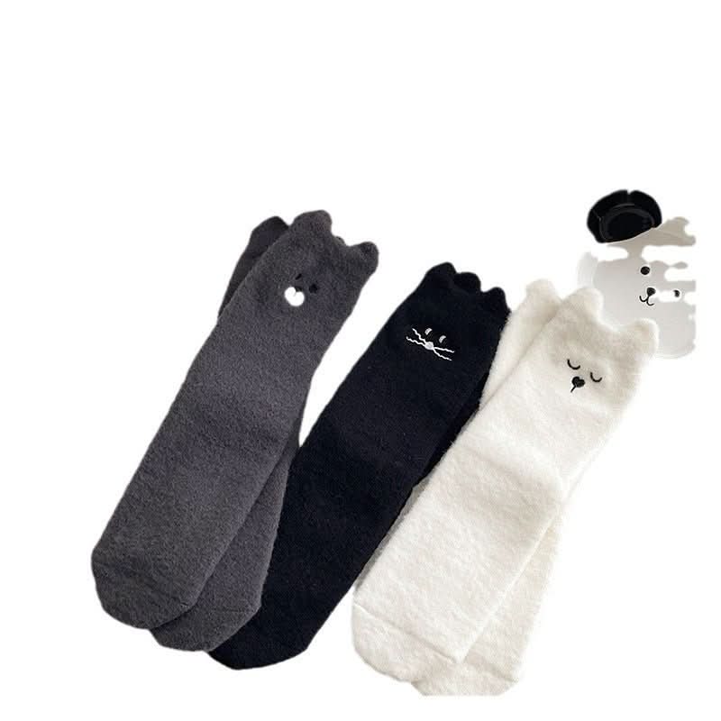 Japanese Three - dimensional Cat Women's Mid - calf Length Sock - Eshtree