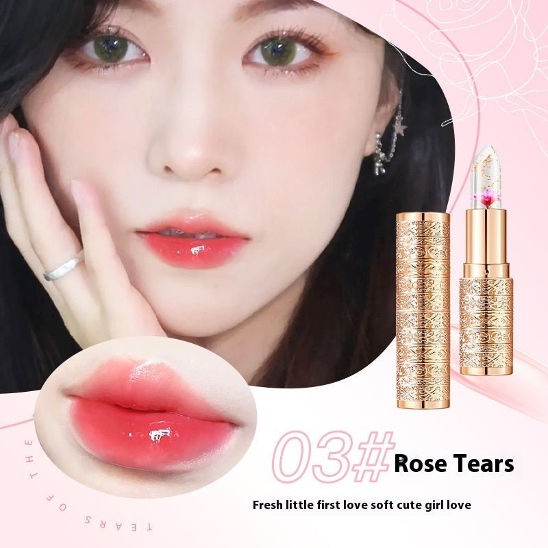 Jelly Color Changing Lipstick Transparent Moisturizing And Nourishing Anti - chapping No Stain On Cup Does Not Fade - Eshtree