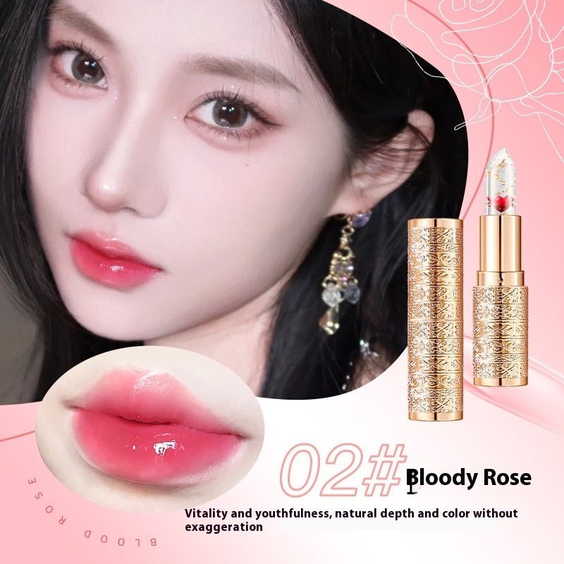 Jelly Color Changing Lipstick Transparent Moisturizing And Nourishing Anti - chapping No Stain On Cup Does Not Fade - Eshtree