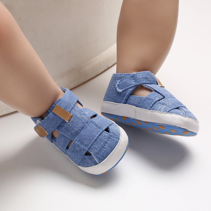 Kids Newborn Baby Boys Fashion Summer Soft Crib Shoes First Walker Anti Slip Sandals Shoe - Eshtree