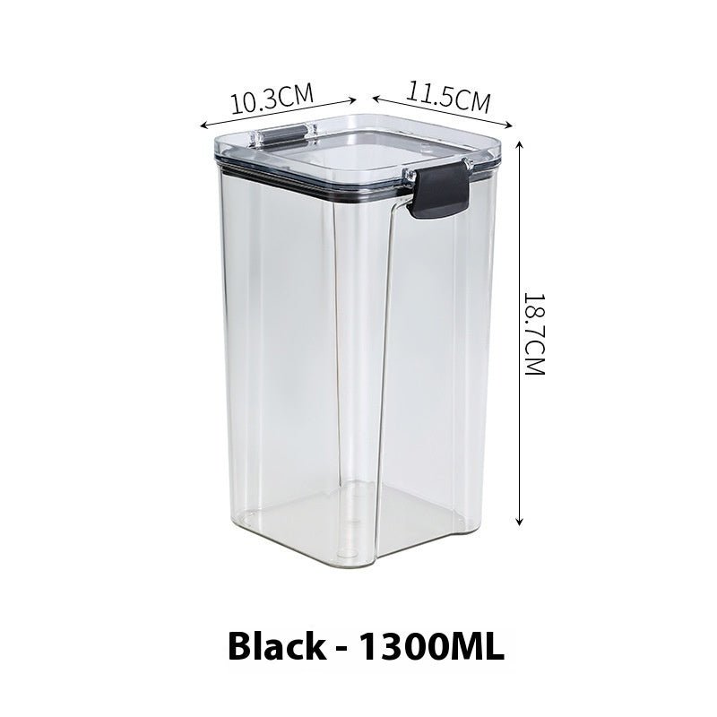 Kitchen Sealed Jar Storage Box Household Plastic Dry Goods Storage Food Storage Tank - Eshtree