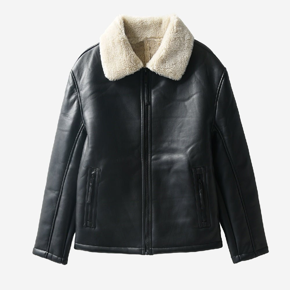 Lamb Cashmere Thickened Faux Fur One Piece Jacket - Eshtree