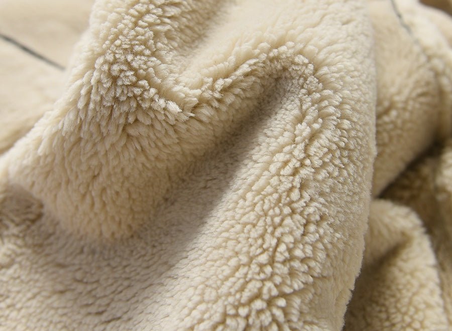 Lamb Cashmere Thickened Faux Fur One Piece Jacket - Eshtree