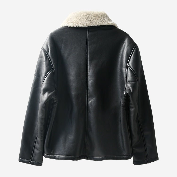 Lamb Cashmere Thickened Faux Fur One Piece Jacket - Eshtree