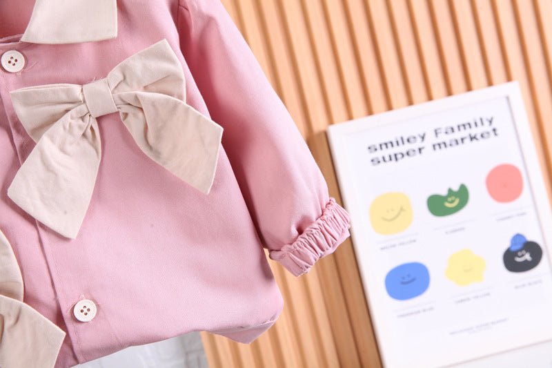 Lapel Long Sleeve Shirt Western Style Skinny Jeans Two - piece Set - Eshtree