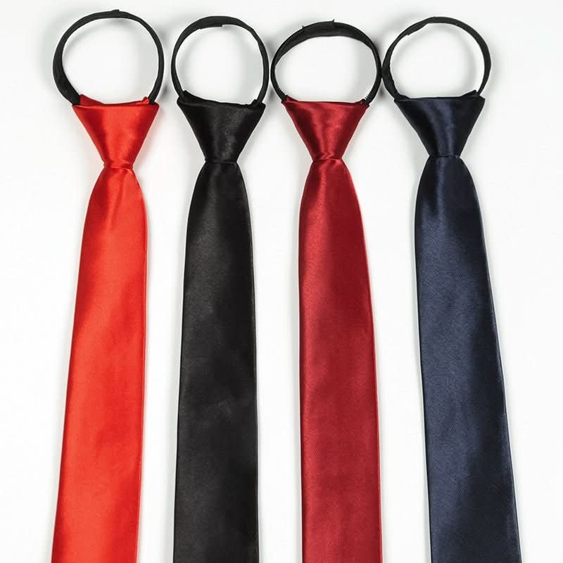 Lazy Zip Tie Men's Business Formal Shirt Accessories Narrow - Eshtree