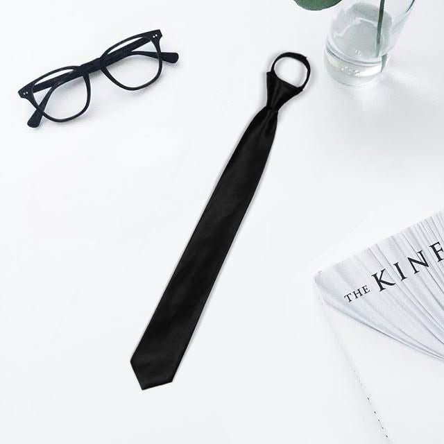 Lazy Zip Tie Men's Business Formal Shirt Accessories Narrow - Eshtree