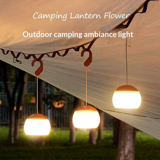 LED Rechargeable Camping Outdoor Campsite Long - Lasting Lighting Dimmable Tent Lamp - Eshtree