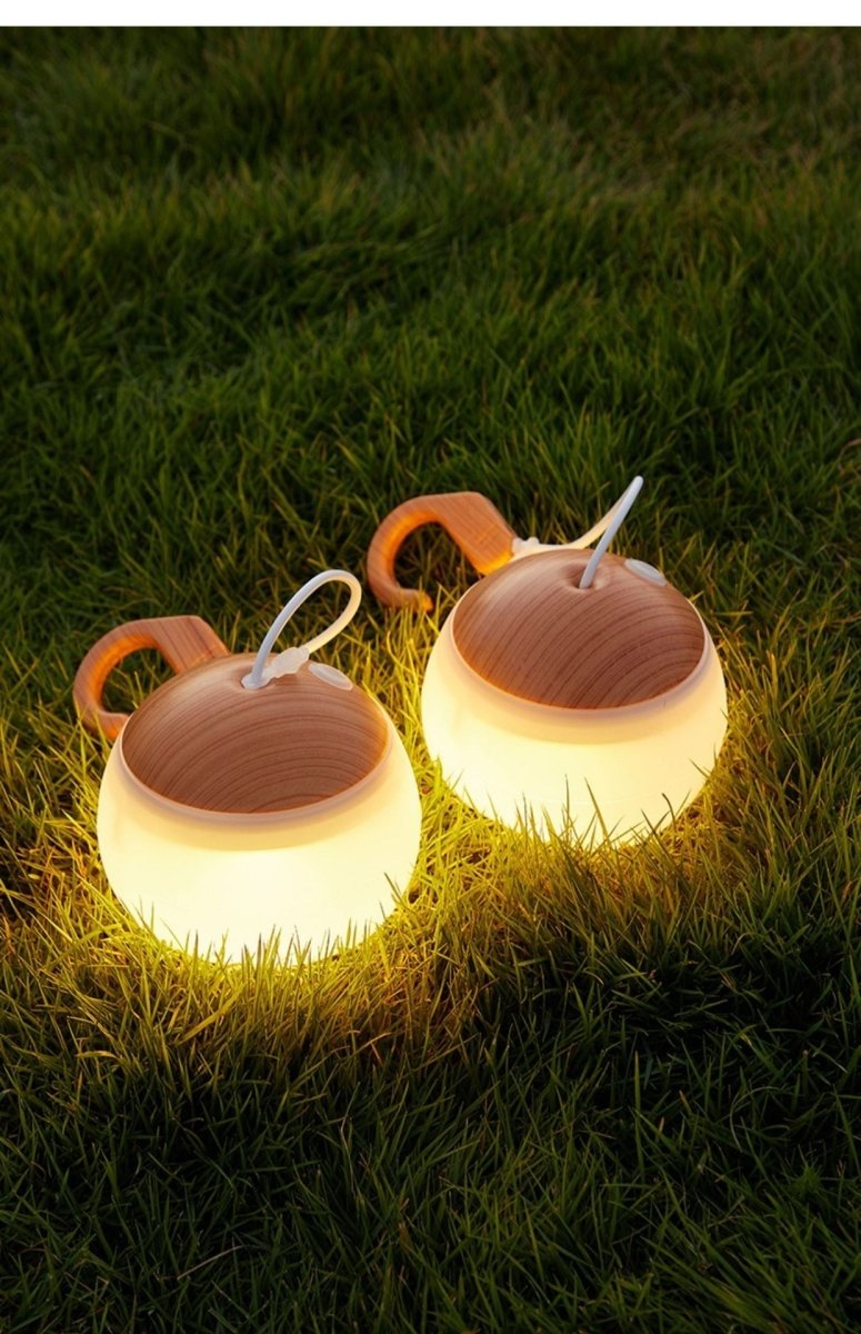 LED Rechargeable Camping Outdoor Campsite Long - Lasting Lighting Dimmable Tent Lamp - Eshtree