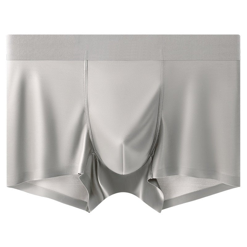 Light - luxury Satin Ice Silk Antibacterial Mens Boxer Briefs - Eshtree