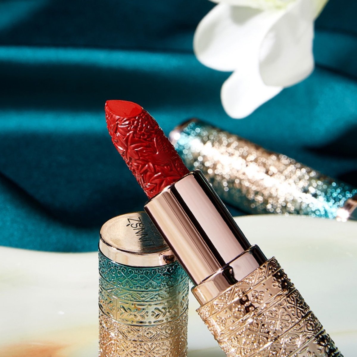 Linzhuang Velvet Matte Carved Lipstick Is Not Easy To Fade - Eshtree