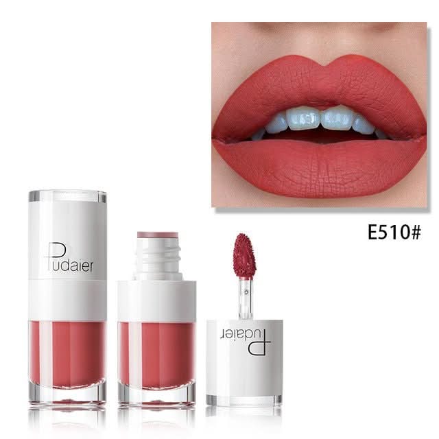 Lipstick 16 color white bottle matte lip gloss lasting moisturizing - Eshtree