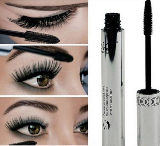 Long Curling Eyelash Extension Black Fiber Mascara Eye Lashes Makeup - Eshtree