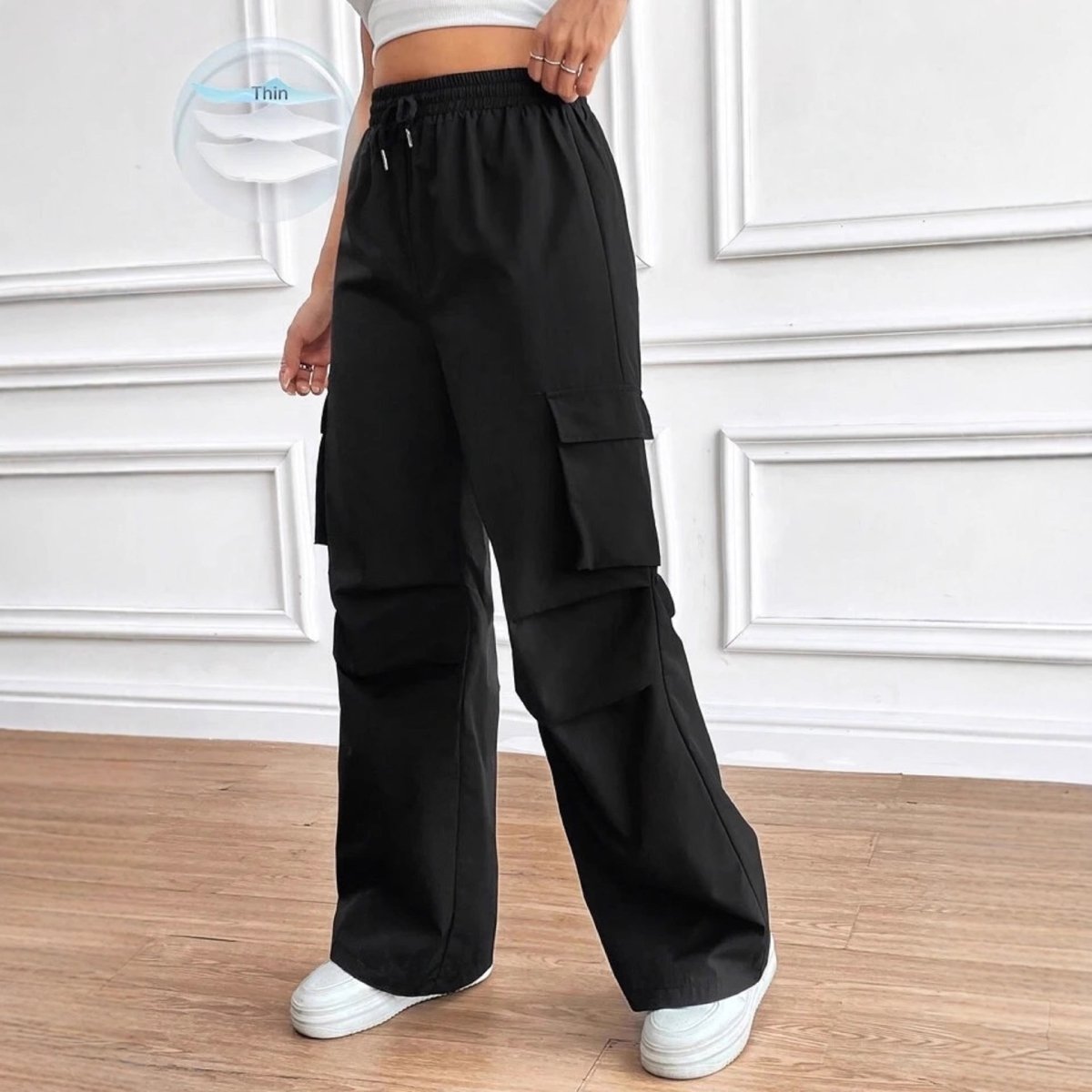 Loose - fitting Casual Workwear - style Commuter Pants For Women - Eshtree