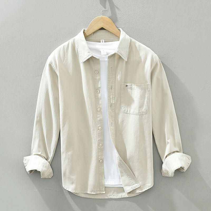 Loose Leisure All - matching Pocket Embroidered Shirt - Eshtree