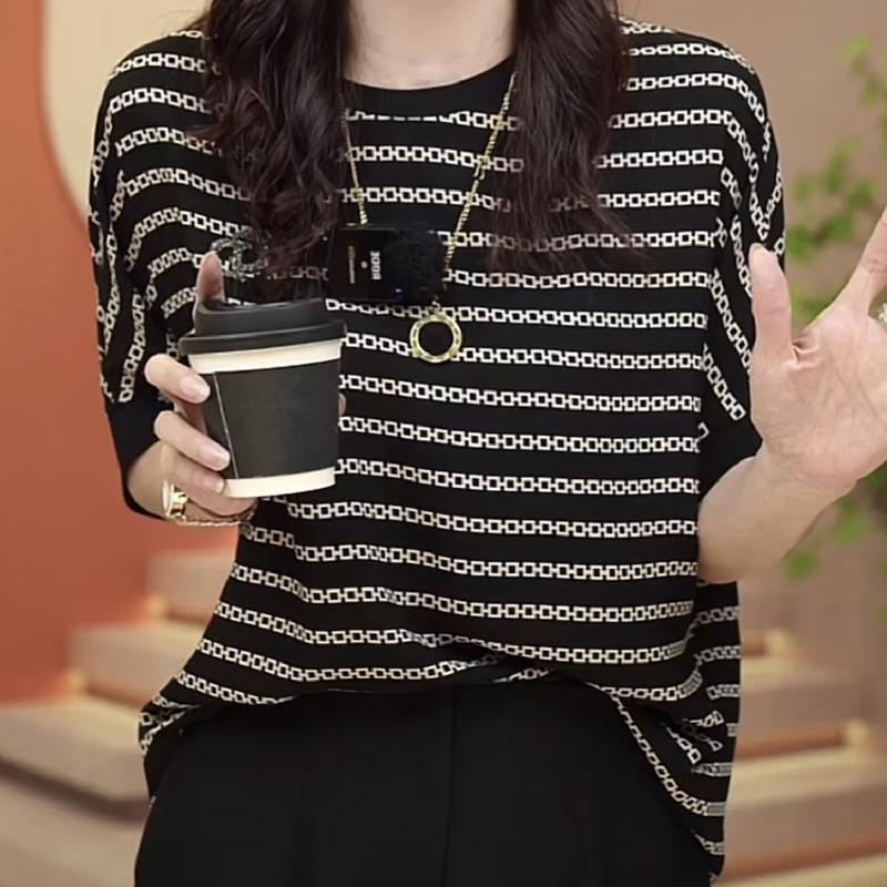 Loose Short - sleeved T-shirt For Women High - end Versatile Outerwear Shirt - Eshtree