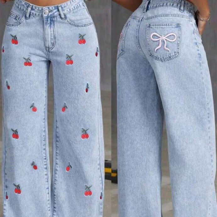 Loose Slimming Sense Of Design Wide Leg Mop Pants - Eshtree