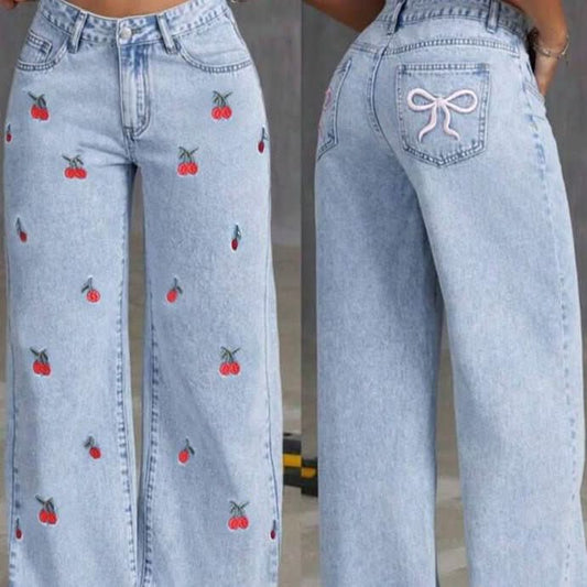 Loose Slimming Sense Of Design Wide Leg Mop Pants - Eshtree