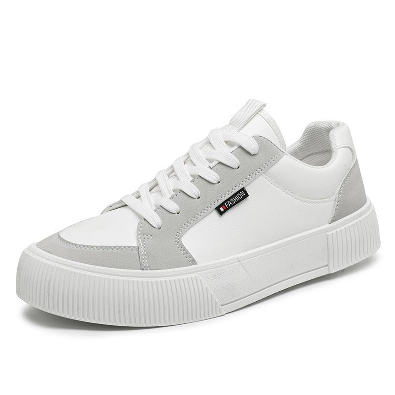 Low - top Trendy Men's Chunky - soled Casual Shoes With Color - blocking Design - Eshtree
