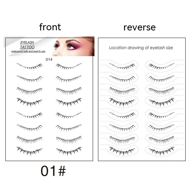 Lower Eyelashes Tattoo Sticker Disposable Waterproof - Eshtree