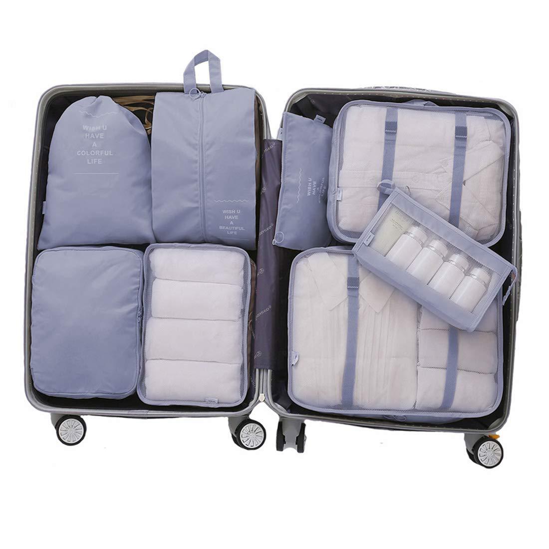 Luggage Clothes Organizer Eight - piece Set Storage - Eshtree