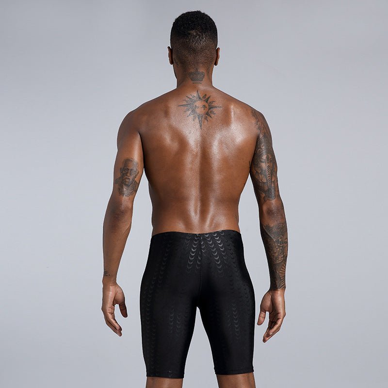 Men's Beach Surfing Shark Skin Waterproof Fabric Swimming Trunks - Eshtree