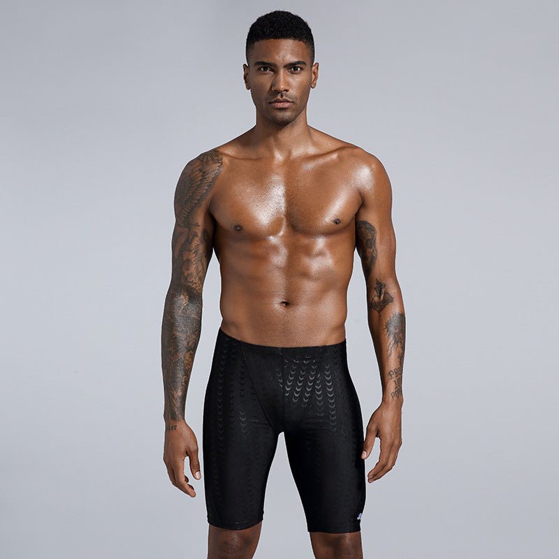 Men's Beach Surfing Shark Skin Waterproof Fabric Swimming Trunks - Eshtree