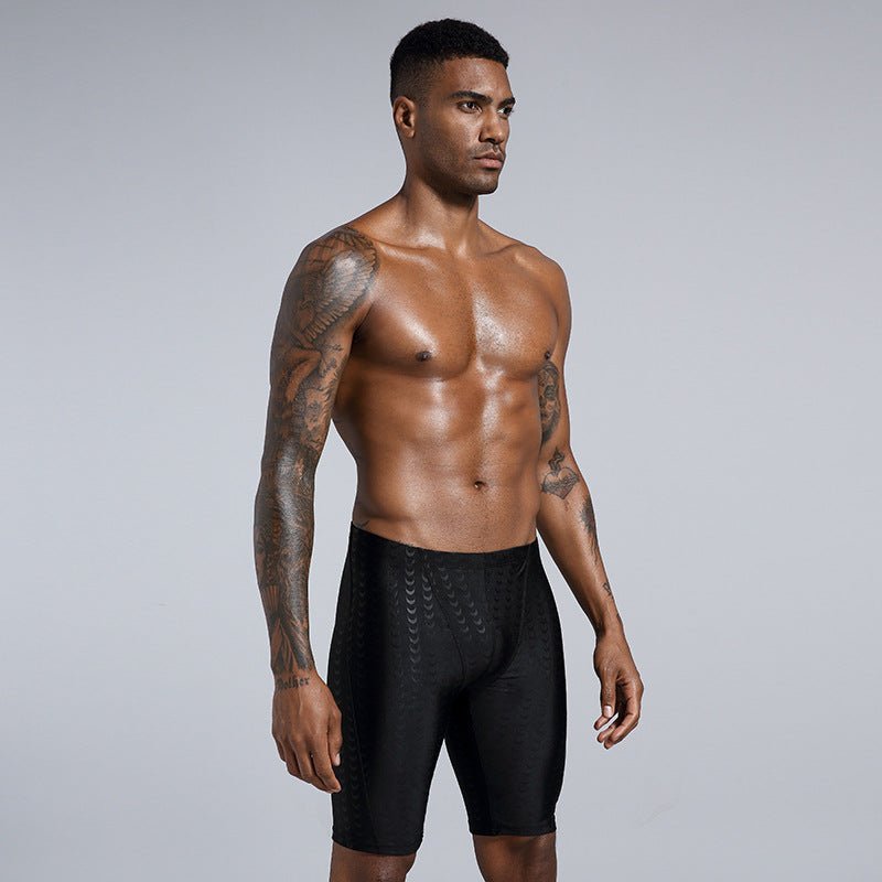 Men's Beach Surfing Shark Skin Waterproof Fabric Swimming Trunks - Eshtree