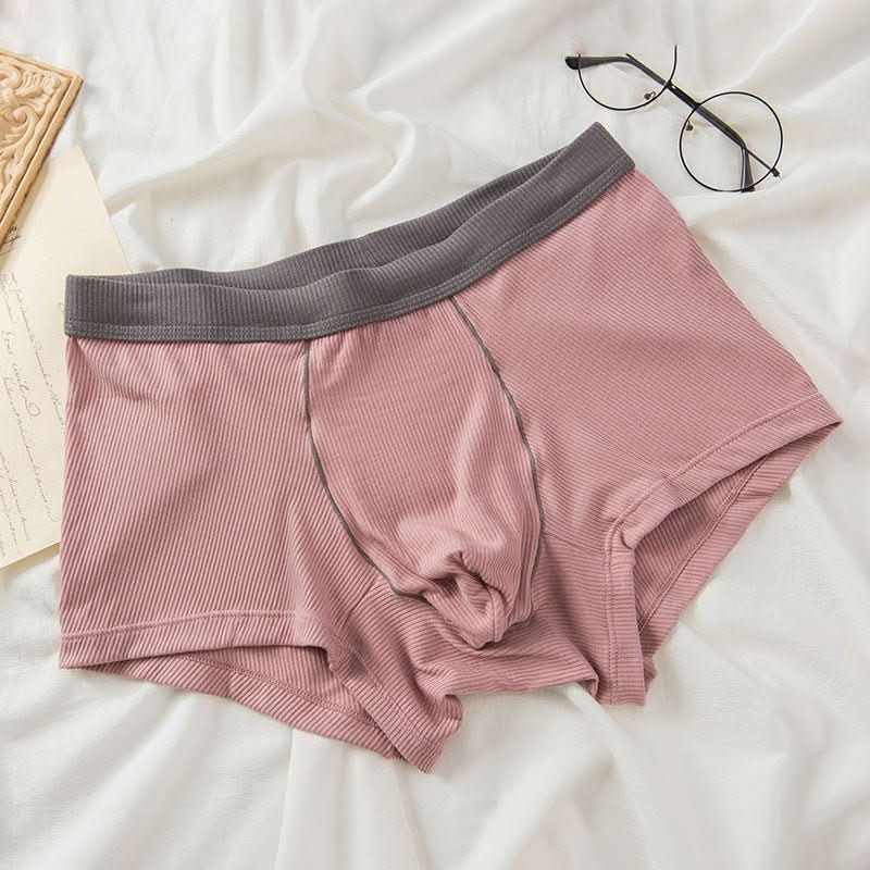 Men's Boxer Briefs Breathable Cotton Mid Waisted - Eshtree