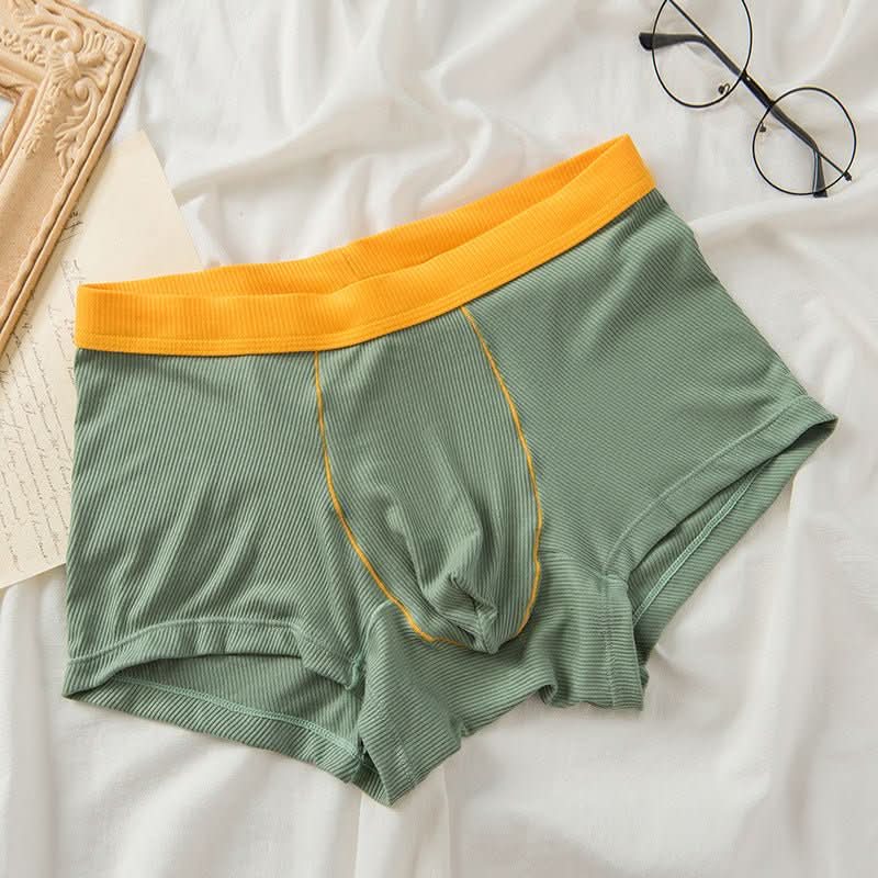 Men's Boxer Briefs Breathable Cotton Mid Waisted - Eshtree